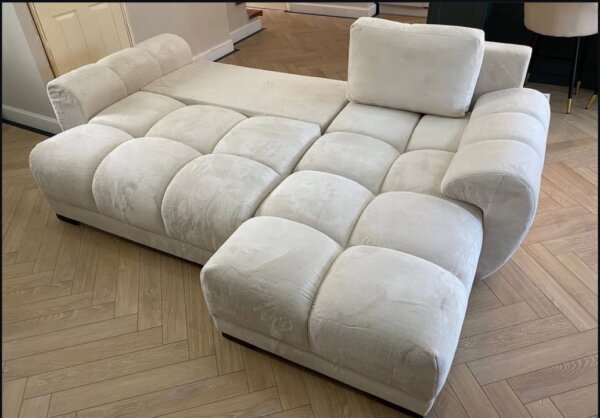 Cloud bubble L shape sofa bed