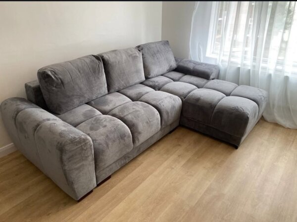 Cloud bubble L shape sofa bed