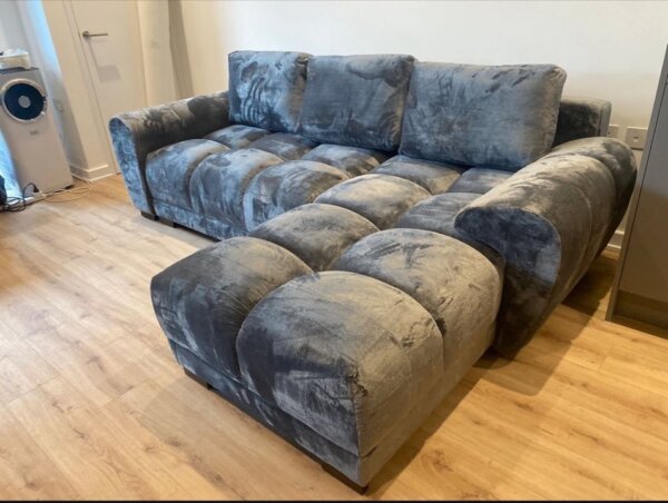 Cloud bubble L shape sofa bed