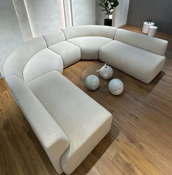 Harlequin u shape curved sofa