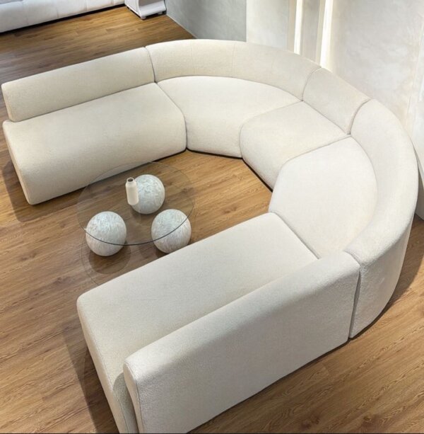 Harlequin u shape curved sofa