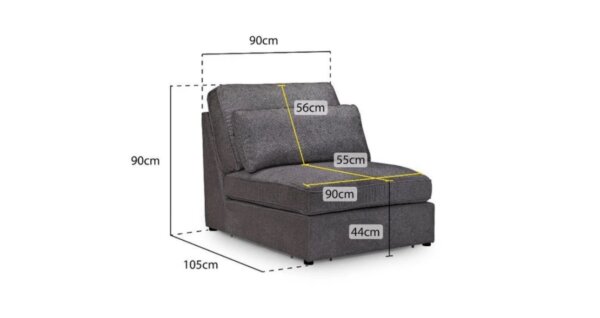 Kennington sectional modular sofa