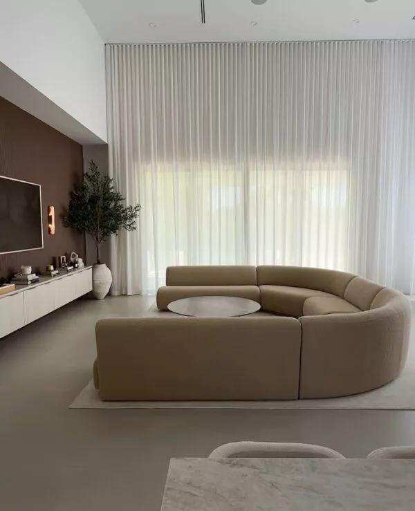 Harlequin u shape curved sofa
