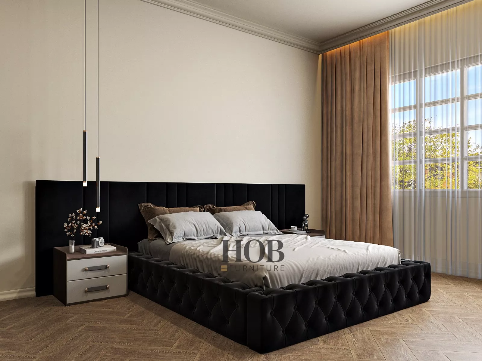 Meridian bed