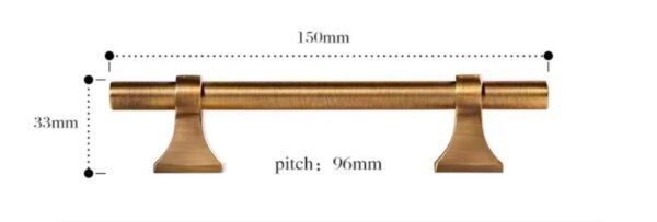 Harrington bronze door handles