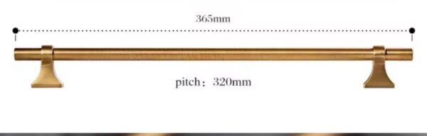 Harrington bronze door handles