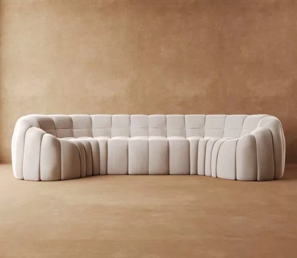 Libra curved sofa