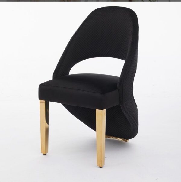 Black Milano dining chairs