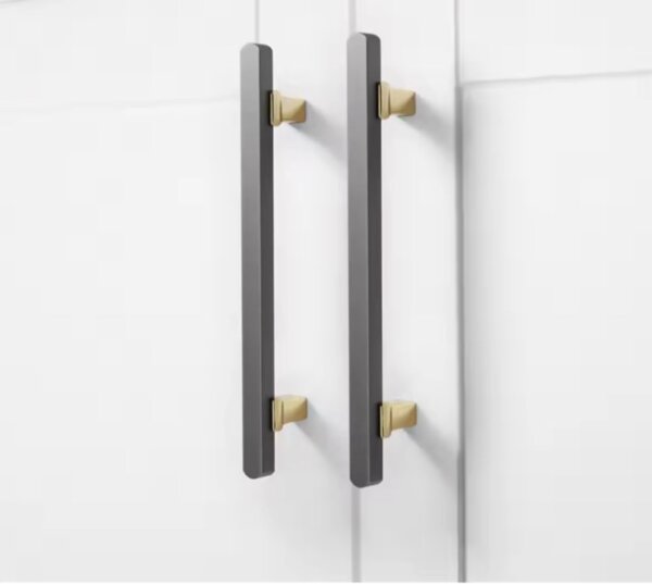 Nordic Light Luxury Gold Gray Cabinet Handles Dresser