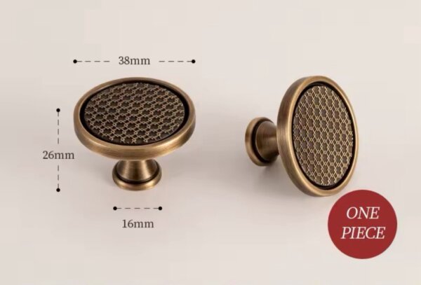 Cairo bronze cabinet handles
