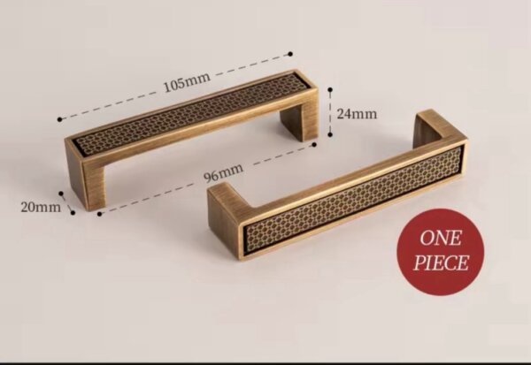 Cairo bronze cabinet handles