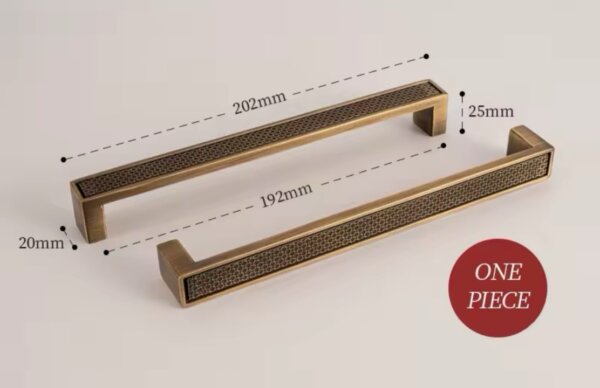 Cairo bronze cabinet handles
