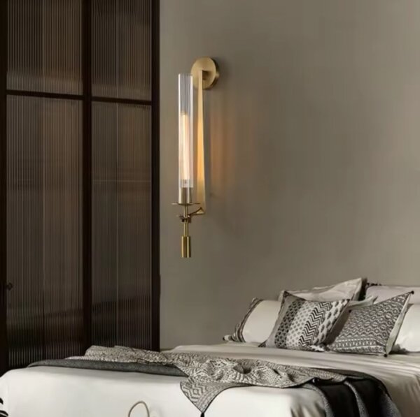 Sussex crystal wall light