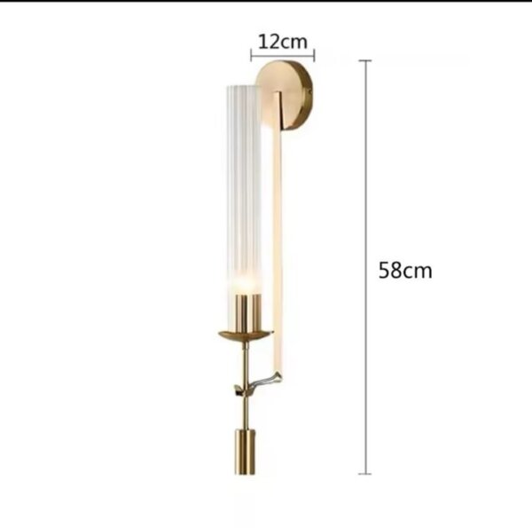 Sussex crystal wall light