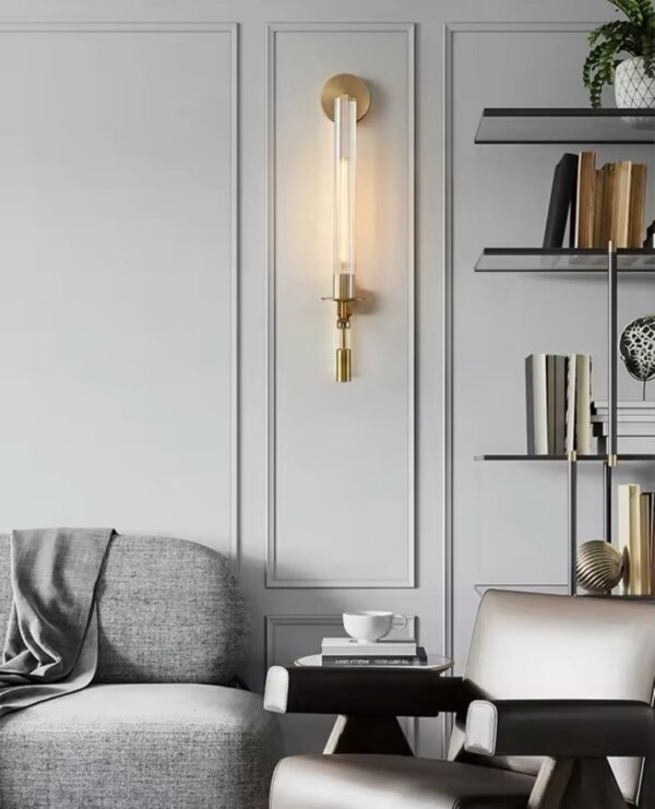 Sussex crystal wall light