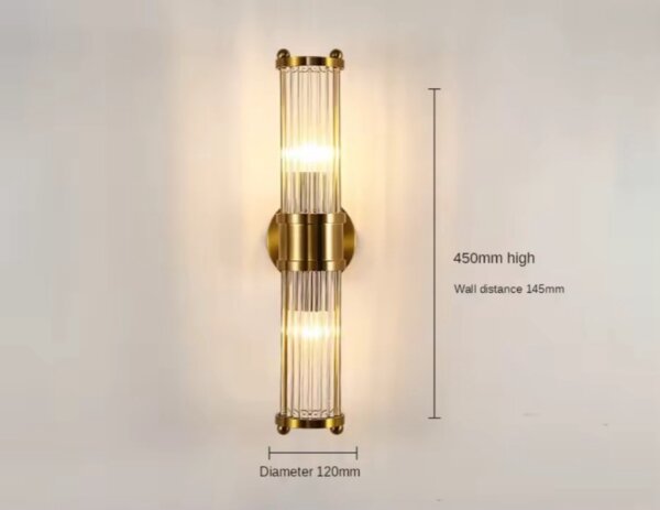Milano Crystal wall light