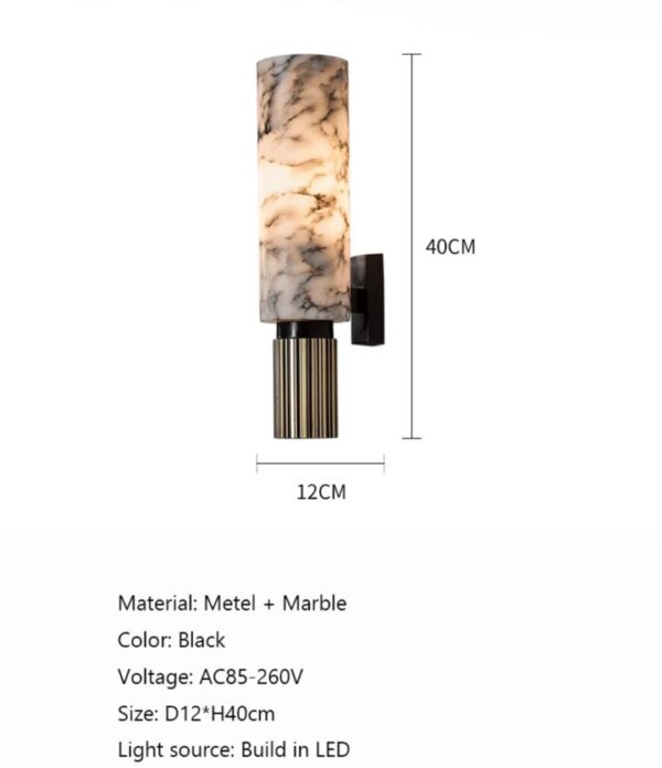 Marbella marble wall lights