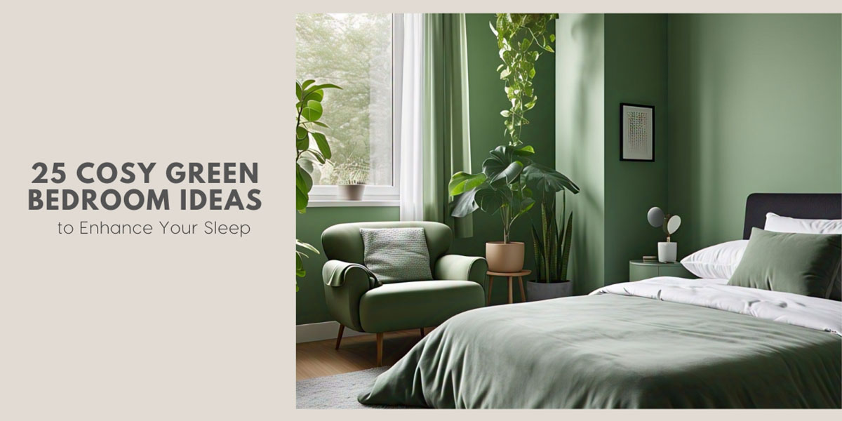 green bedroom ideas