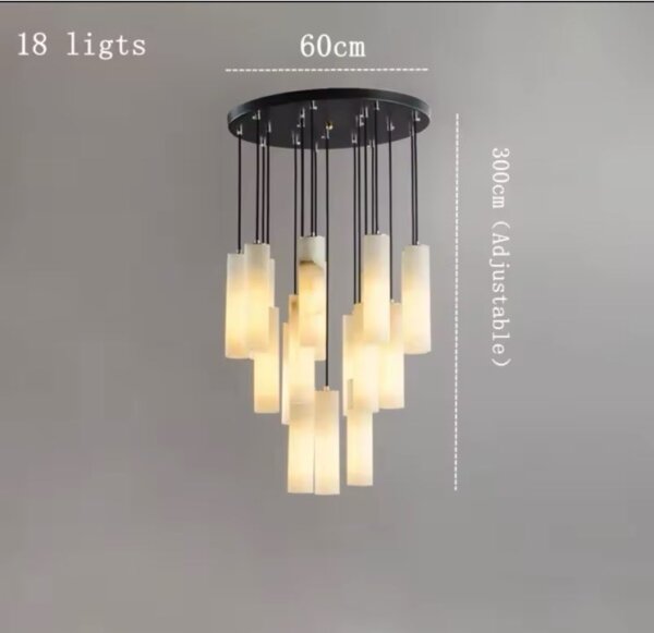 Serville natural marble Pendant Lights