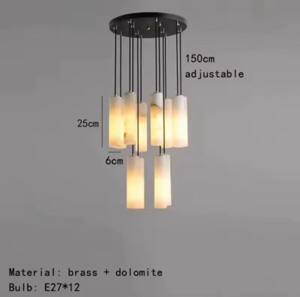Serville natural marble Pendant Lights