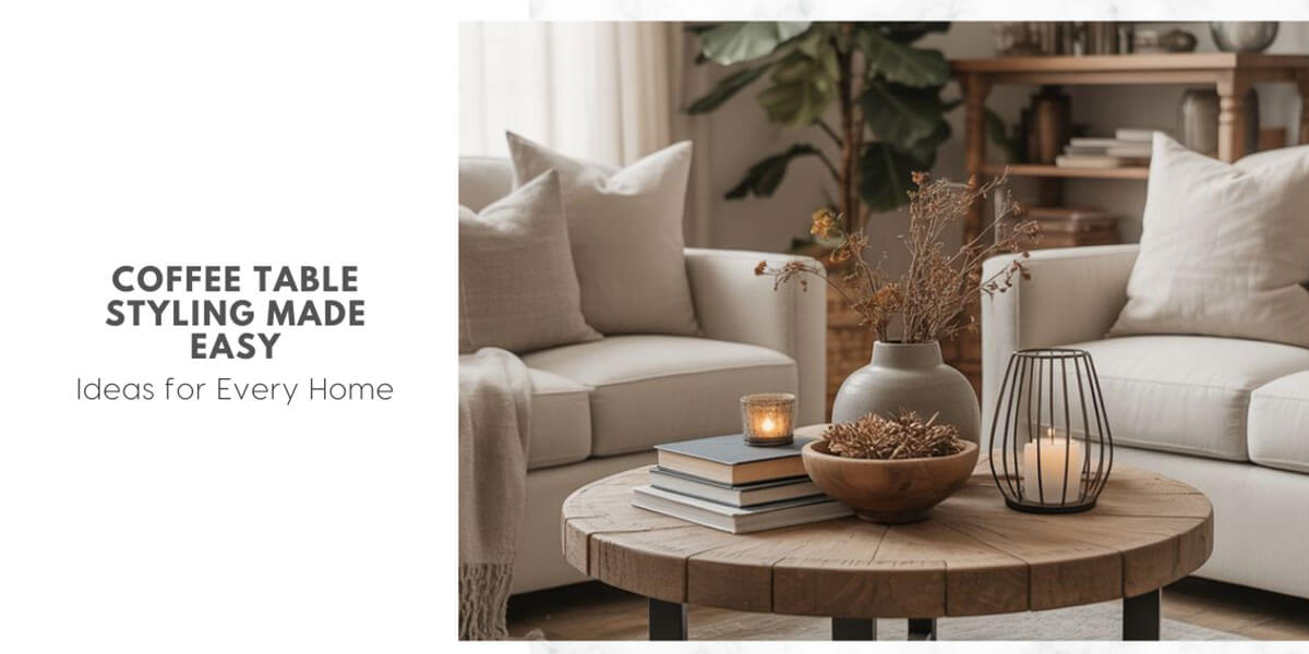 how to style a coffee table