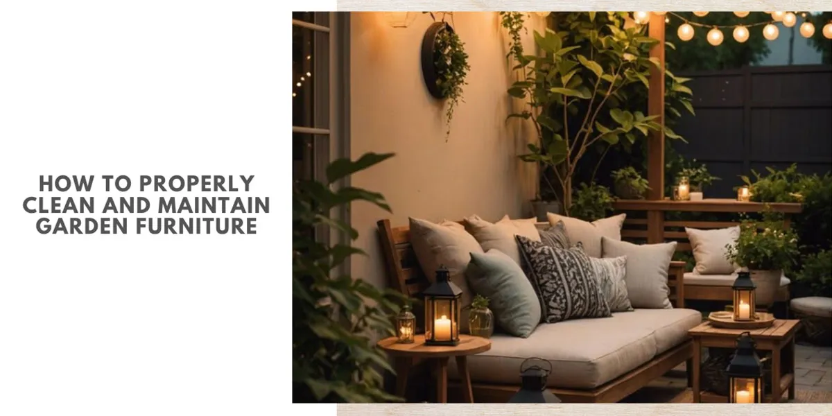 How To Properly Clean And Maintain Garden Furniture Featured Image